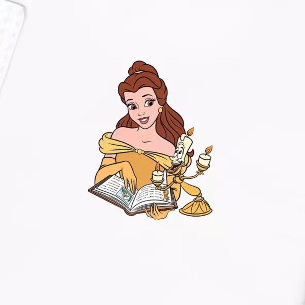 Beauty and the beast epoxy pin